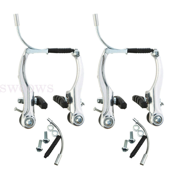 1 Set V Brake Complete Sets Front Rear Lever kit For BMX MTB Bike Bicycle