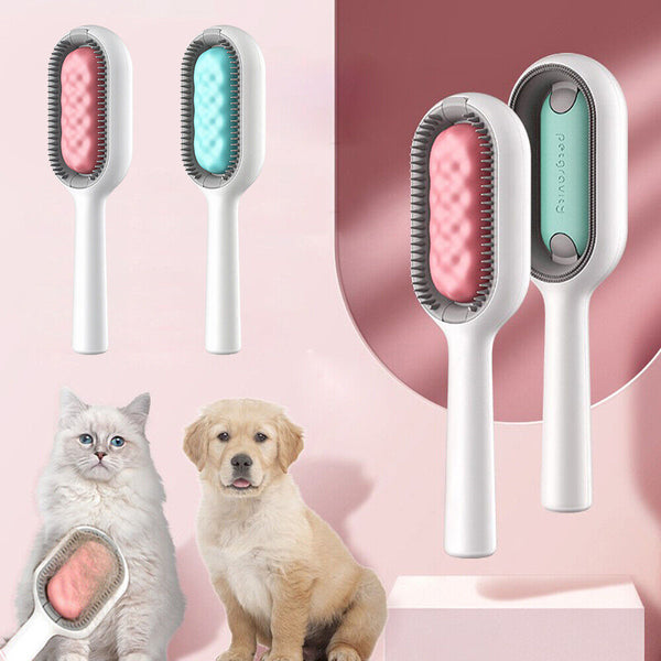 Universal Pet Knots Remover,Multifunctional Pet Cleaning Brush with Wipes BEST