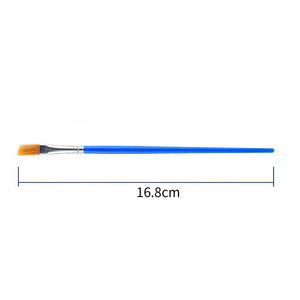 50-200pcs Flat Paint Brushes Small Brush Bulk for Detail Painting Craft Art Gift