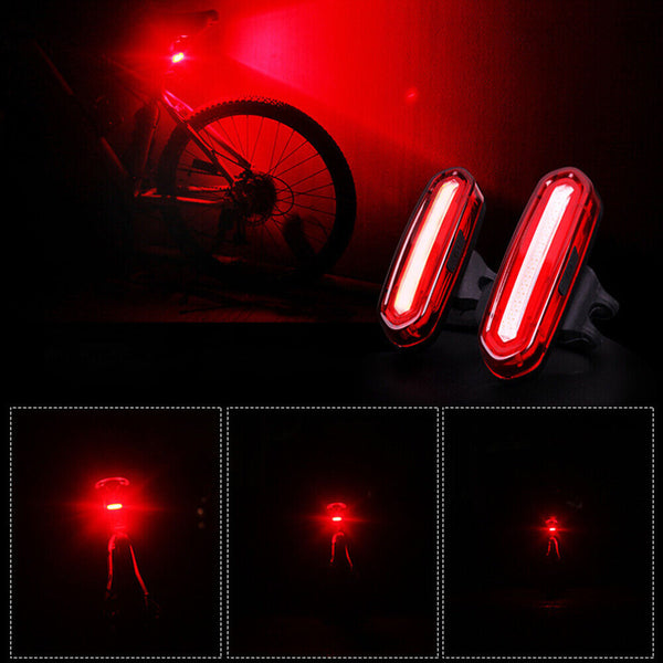 UP5x 120 Lumens LED Bike Tail Light USB Rechargeable Powerful Bicycle Rear Light