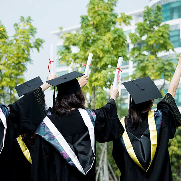Mortarboard Graduation Hat Academic Cap Black Bachelor Master Chancellor Hat AU