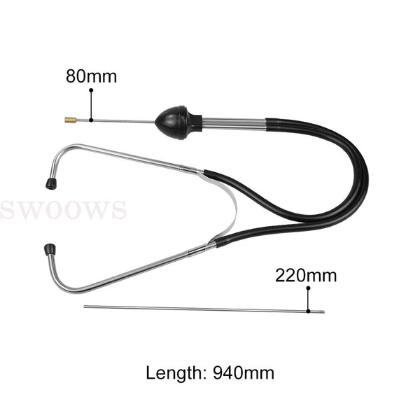 Dual Tube Diagnostic Tool Car Engine Sound Mechanic's Stethoscope Automotive