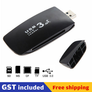 4 SLOT USB 3.0 All in One Card Reader Memory Stick CF Micro SD HC SDXC Adapter