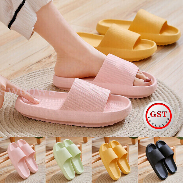 PILLOW SLIDES Sandal Ultra-Soft Slippers Cloud Shoes Anti-Slip Extra Soft Indoor