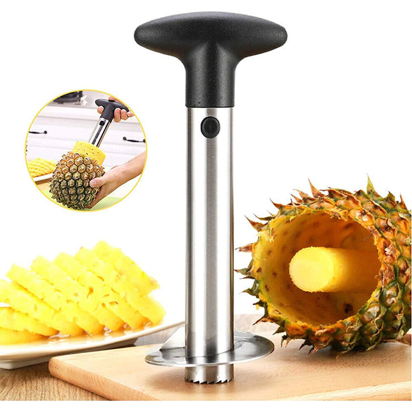 Stainless Steel Easy Kitchen Tool Fruit Pineapple Corer Slicer Cutter Peeler