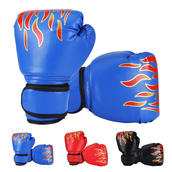 Children Kids Boxing Sparring Training Gloves MMA Kick Boxing Punching Gloves AU