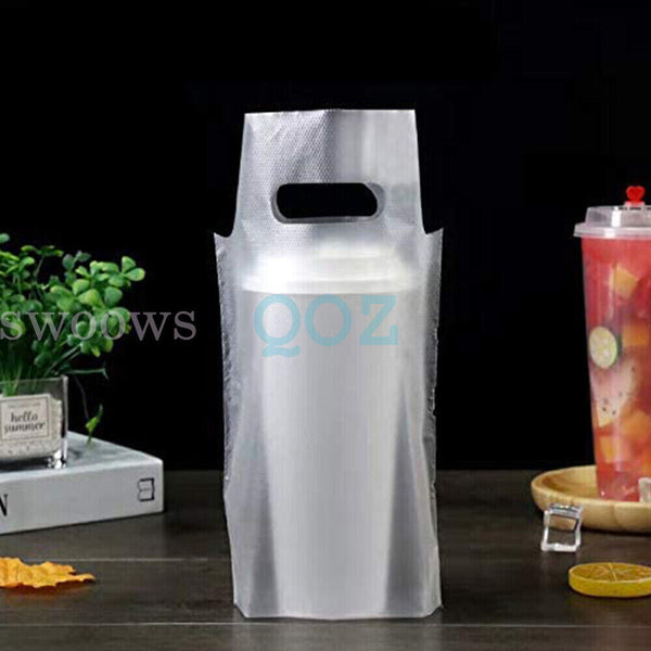 100/400 Take away bag coffee cup carry bag takeaway coffee milktea cup carrybag