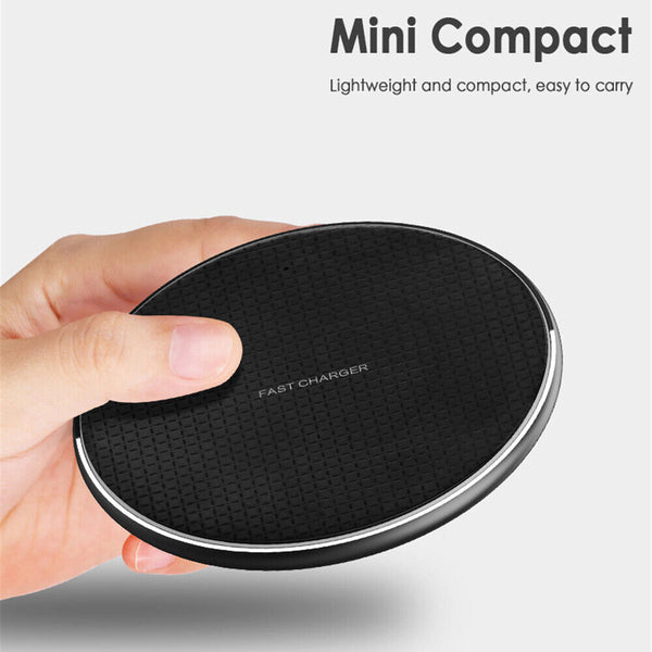 Qi Wireless Charger Pad For iPhone 13 12 11 Pro Max Samsung S21 S20