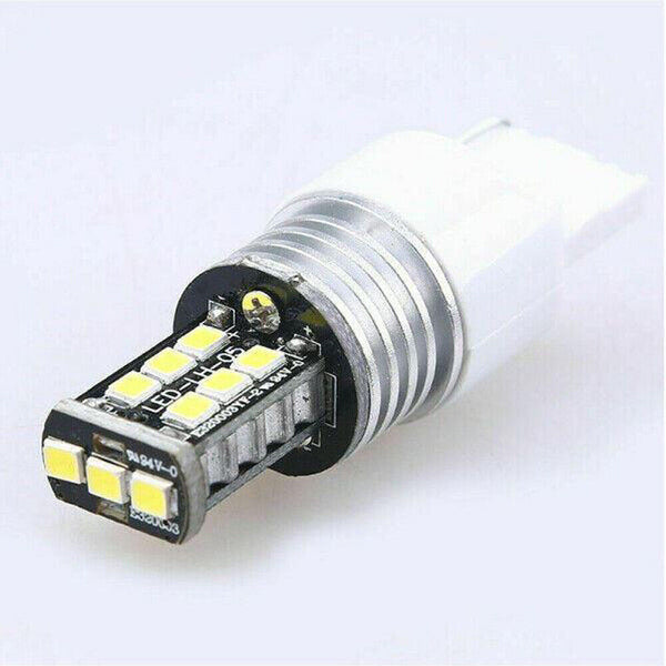 2X T20 15 LED Reverse Brake Stop Tail Light Bulb 7440  Error Free Globes