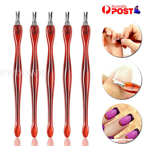 1/5/10PCS Nail Tool Dead Skin Fork Trimmer Peeling Knife Cuticle Remover CUTICLE