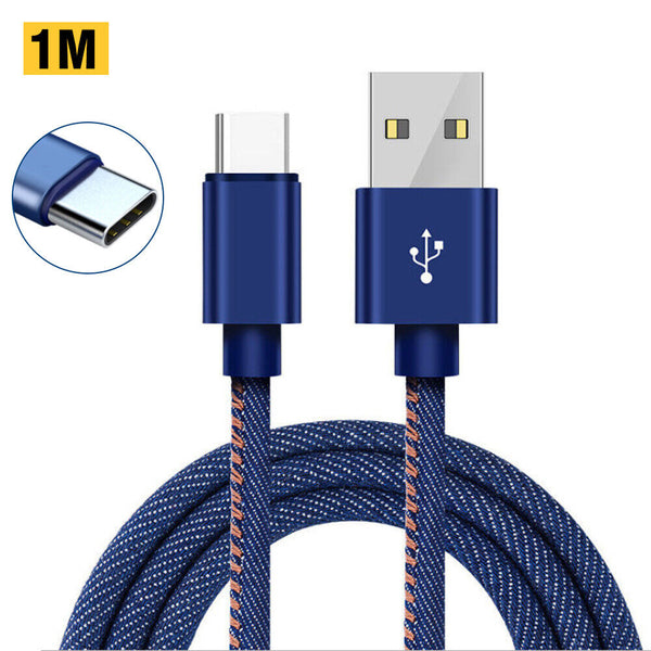 2X FAST CHARGE USB-C Cable For Samsung S8 S9 S10 S20 S21 S22 S23 Ultra Plus Note