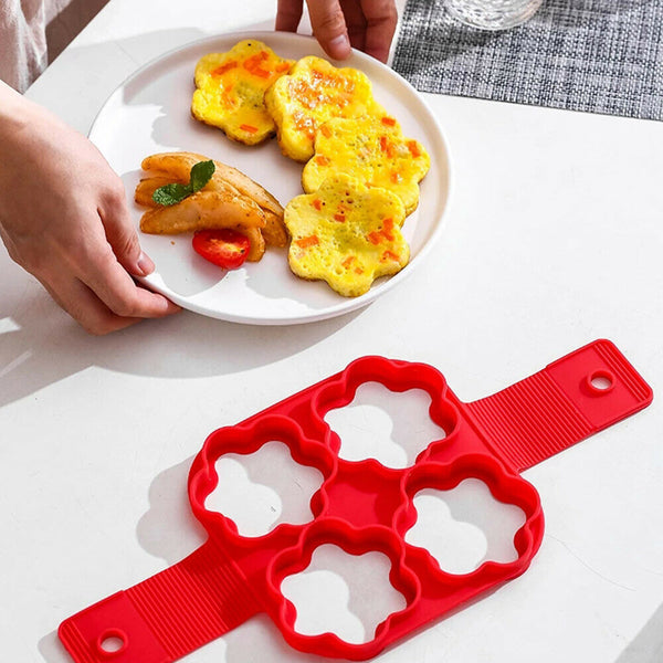 Silicone Pancake Pan Non Stick Flipper Perfect Breakfast Egg Maker Omelette Tool