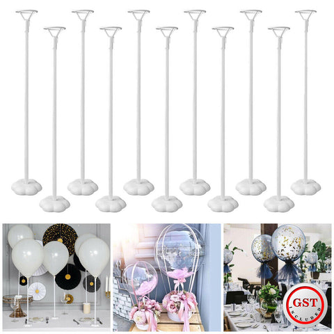 6pcs Balloon Stand Base Holder Shower Kids Birthday Party Wedding Table Decor AU