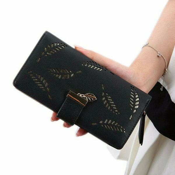 Fashion Women Wallet PU Leather Long Purse Clutch Case Credit Card Pouch Holder