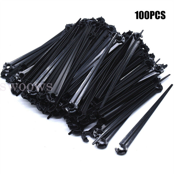 100pcs Garden Drip Irrigation Micro Hose Fixed Holder Support Bracket For Plant