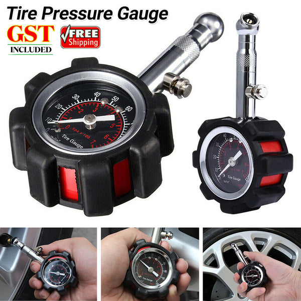 Tyre Air Measurement Tire Pressure Gauge 100 PSI Fit Car Truck Motorcycle Bike