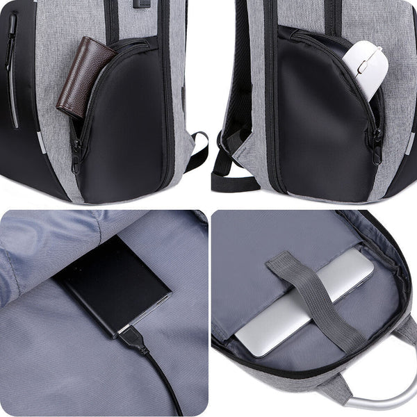 Anti-theft Bag Backpack USB Charging Waterproof Laptop Travel Shoulder School