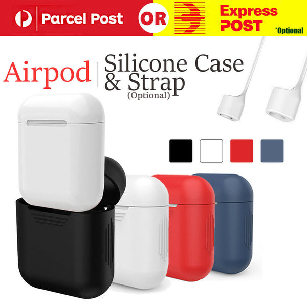 Shockproof for Apple AirPods Case Cover Skin Slim Silicone Holder Airpod Case AU