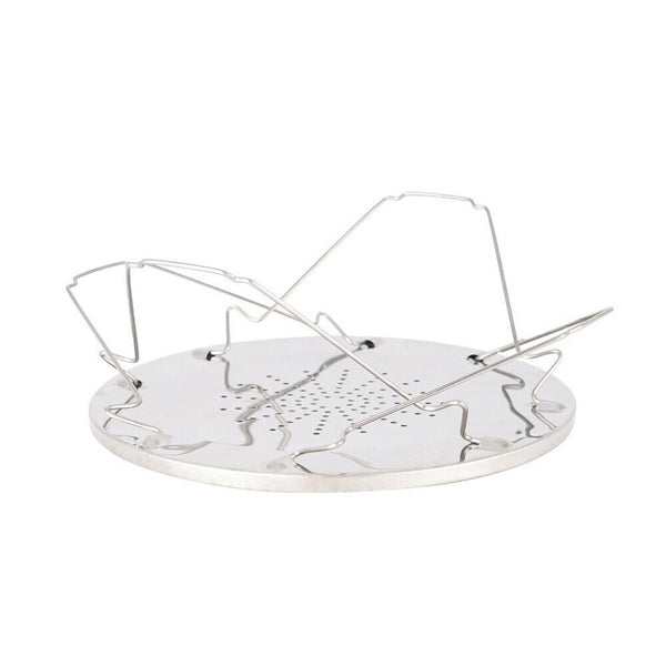 4 Slice Camping Bread Toast Tray Gas Stoves Cooker Outdoor BBQ Toaster Rack AU