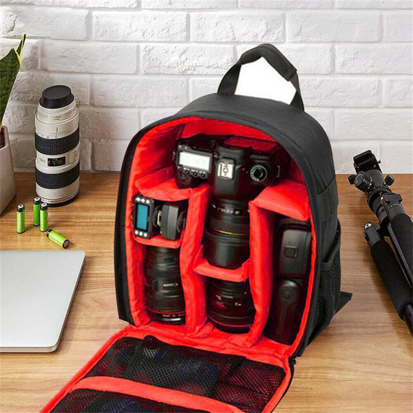 Camera Backpack Shoulder Bag Case for Canon Nikon Sony DSLR Digital Waterproof