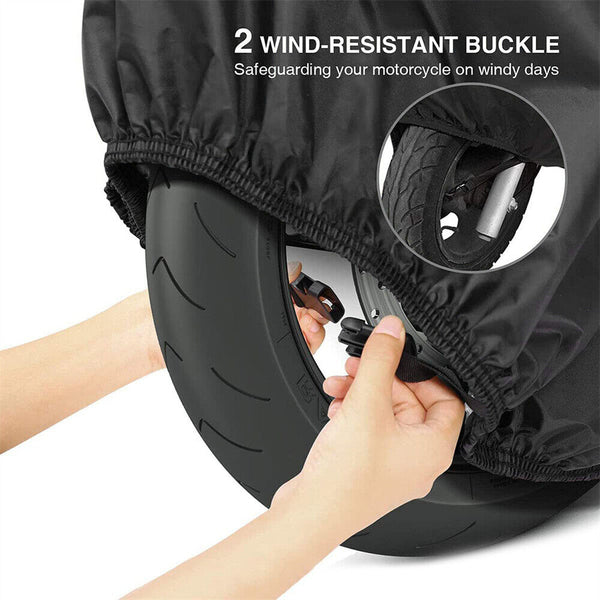 XL Waterproof Motorcycle Motorbike Scooter Cover Outdoor Storage Dust Protector