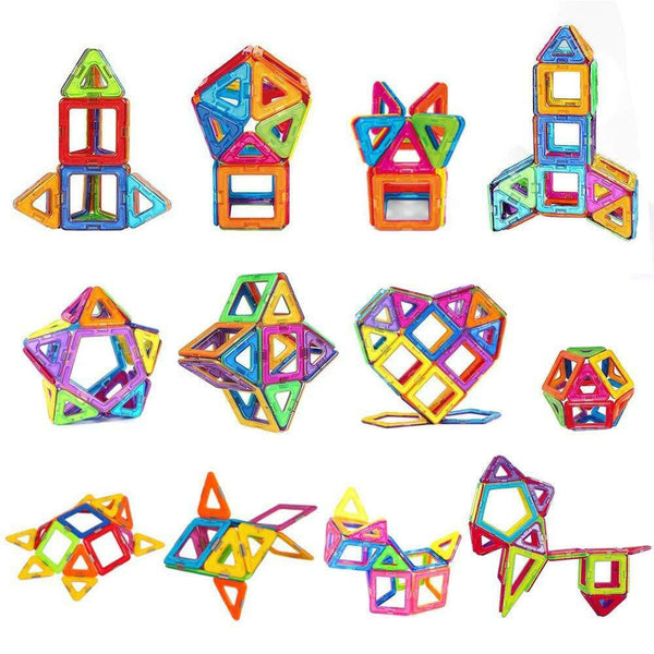 Magnetic Building Blocks Toy Set 3D Tiles DIY Toys Gift for Kids