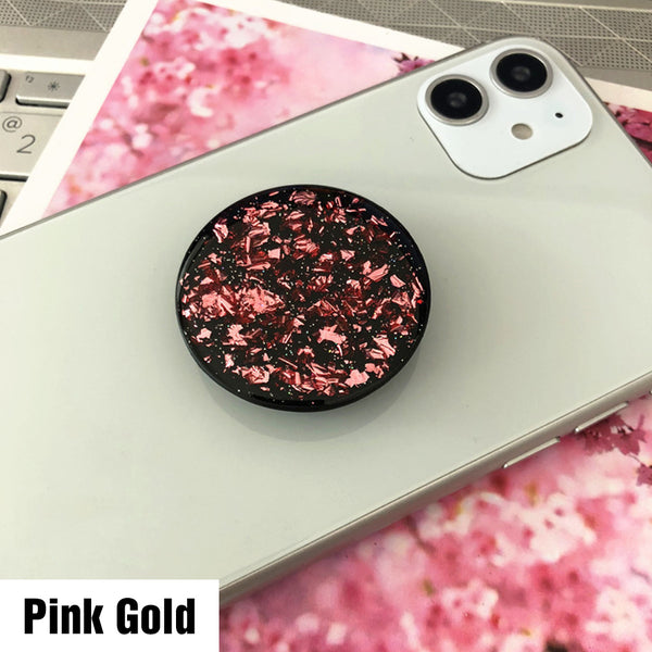 Universal Glitter Pop Up Socket Mount Grip Stand Mobile Phone Ring Holder