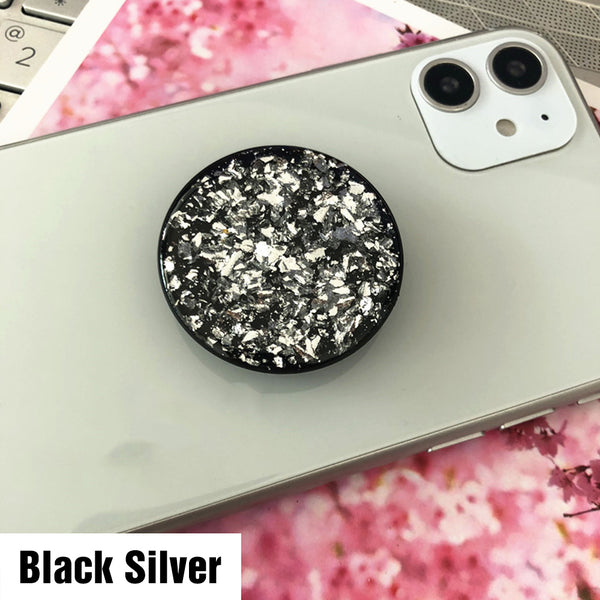 Universal Glitter Pop Up Socket Mount Grip Stand Mobile Phone Ring Holder