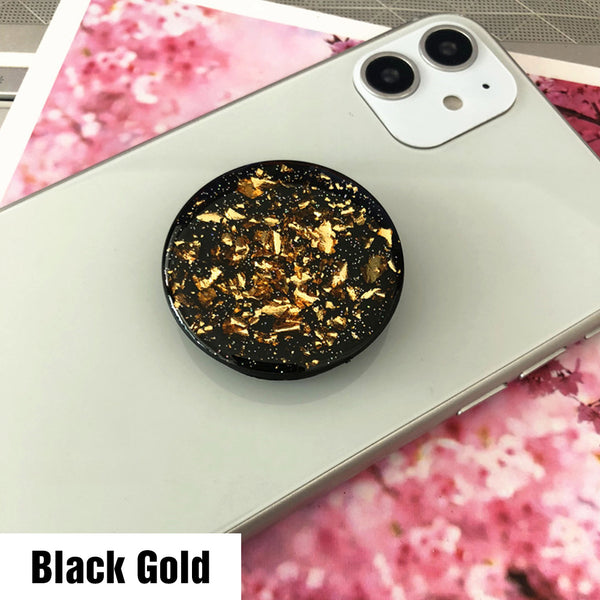 Universal Glitter Pop Up Socket Mount Grip Stand Mobile Phone Ring Holder