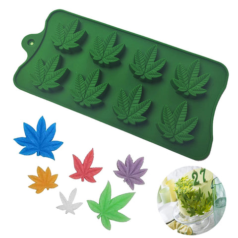 8 Maple Leaf Silicone Mold Baking Moulds For Mousse Cake Fondant Chocolate Candy