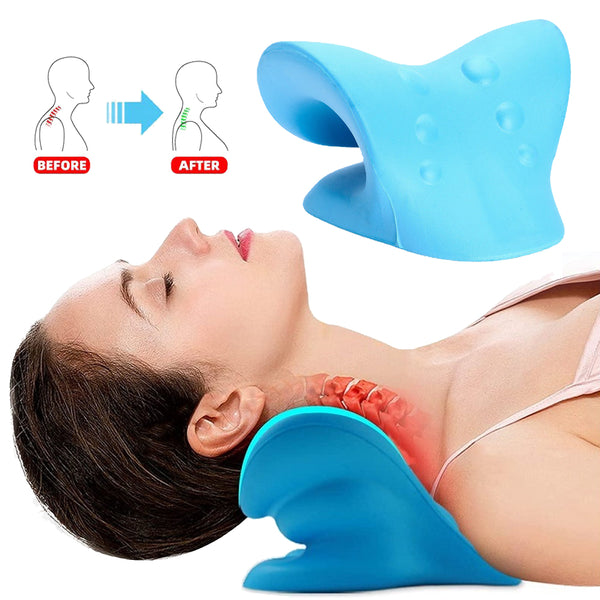 Neck Traction Pillow Original Cloud Shape Neck Stretcher Cervical Pain Relief